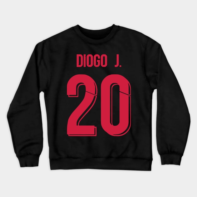 Diogo Jota  third Jersey Crewneck Sweatshirt by Alimator